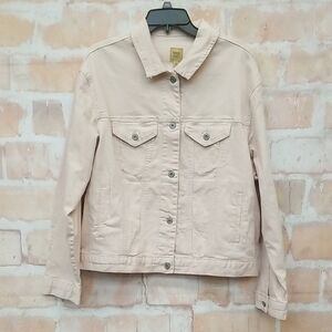 NWT True Craft Size XL Light Pink Jean Jacket